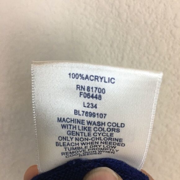 Bedford Fair Blue Bow Neck Sweater Soft Knit 1X Plus Size Classic Fall Cozy - Picture 7 of 7